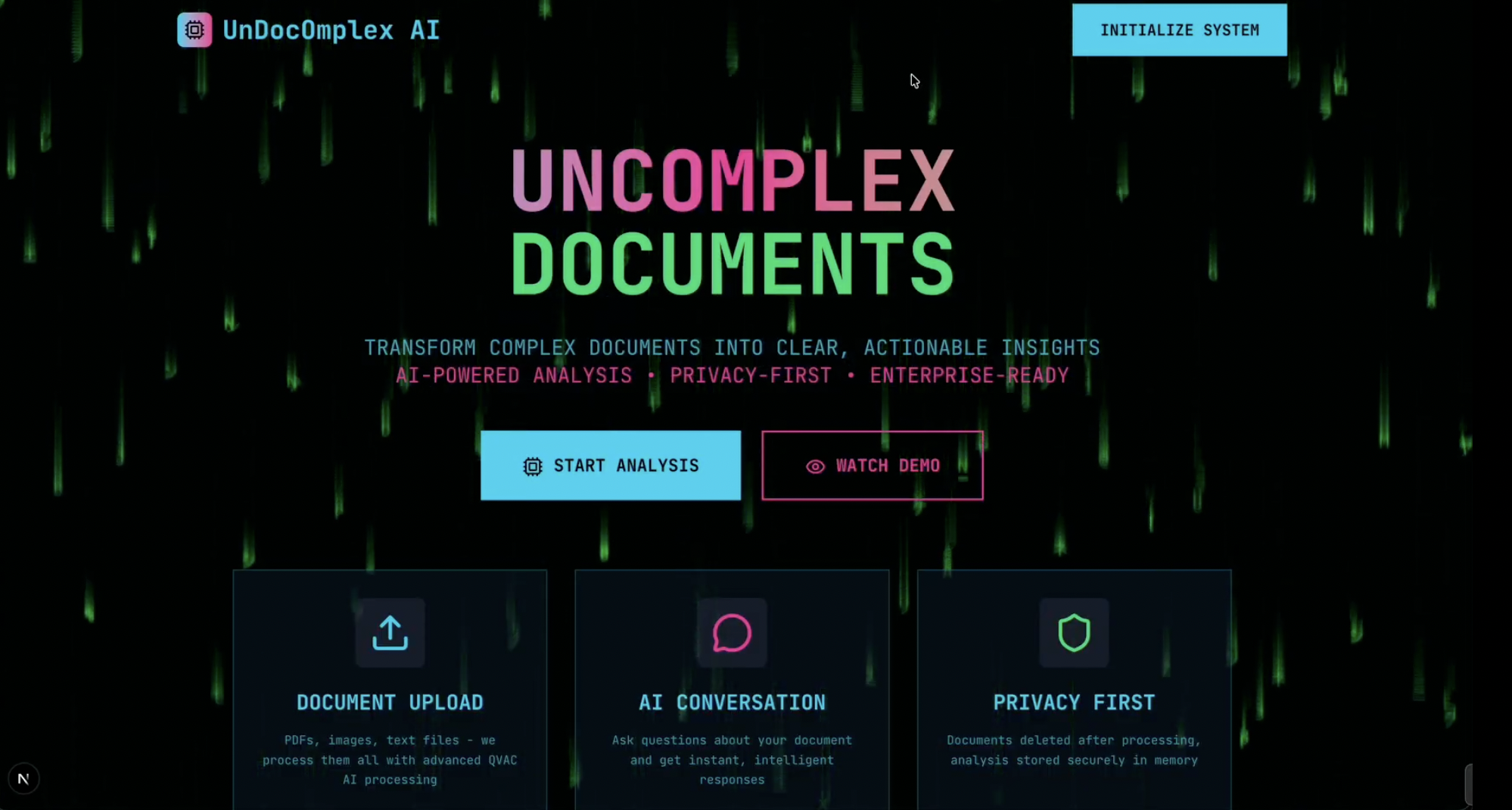 UnDocOmplex AI